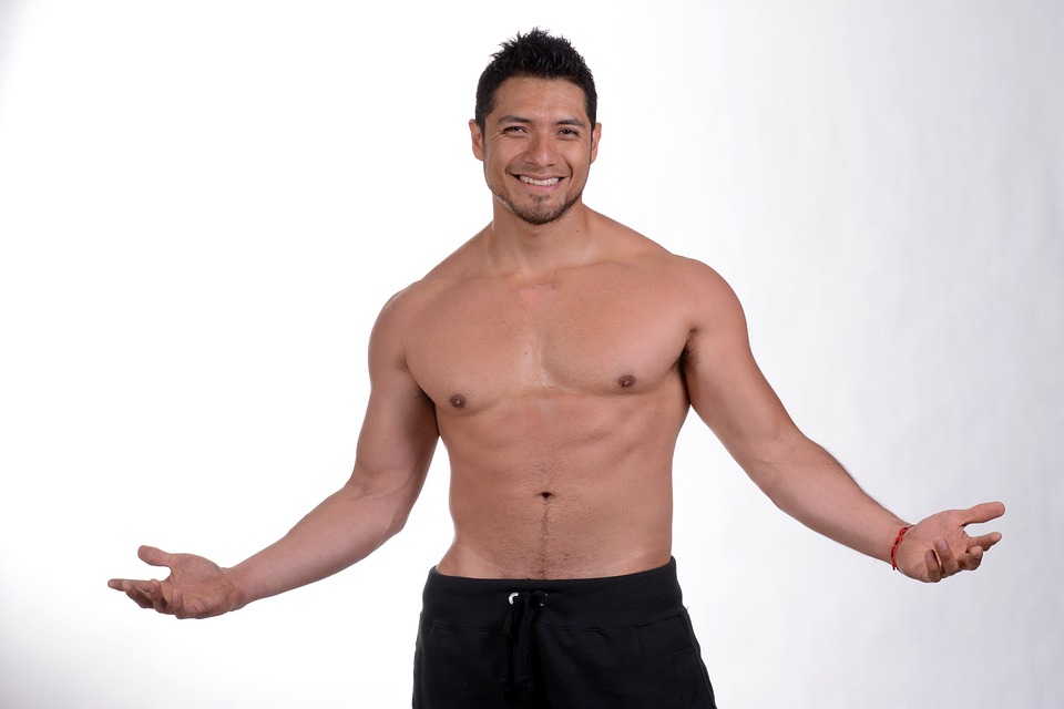man with abs