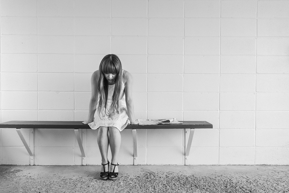 woman stressed