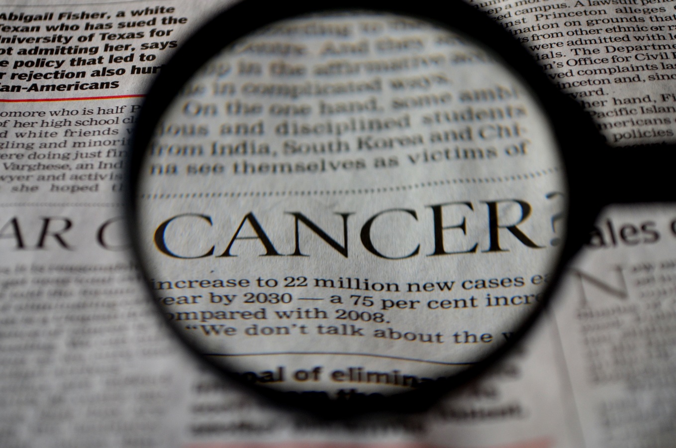 health issue on newspaper